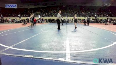 120 lbs Consi Of 8 #2 - Kleat Crissup, Tuttle Wrestling vs Spencer Holum, Vinita Kids Wrestling