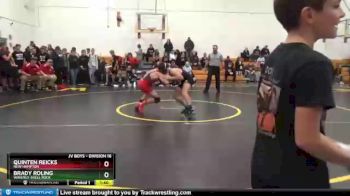 Round 3 - Brady Roling, Waverly-Shell Rock vs Quinten Reicks, New Hampton