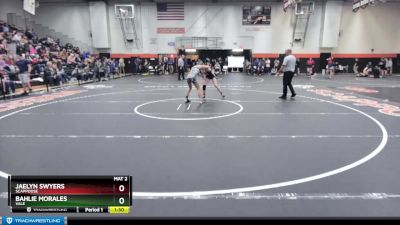 110 lbs Cons. Semi - Jaelyn Swyers, Scappoose vs Bahlie Morales, Vale