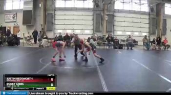 80 lbs Round 1 (8 Team) - Bodey Gibbs, Team Ohio vs Justin Bedsworth, Warhawks Red