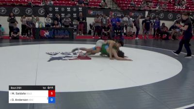 60 kg Cons 4 - Manuel Saldate, Gold Rush Wrestling vs Dean Anderson, Arizona