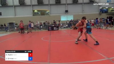 77 kg Consi Of 8 #2 - Braeden Redlin, TMWC/ Ohio RTC vs Zachary Grimes, NMU-OTS