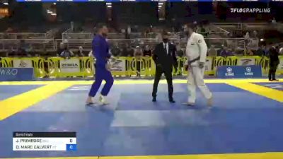 JUSTIN PRIMROSE vs DANIEL MARC CALVERT 2021 Pan Jiu-Jitsu IBJJF Championship