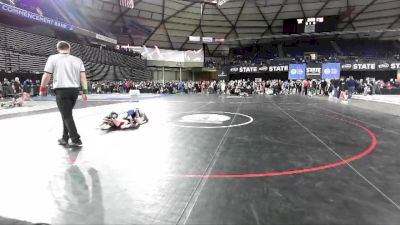 97 lbs Champ. Round 1 - Aiden Hughey, Eatonville Cruisers Wrestling vs Roman Stigall, Shelton Wrestling Club