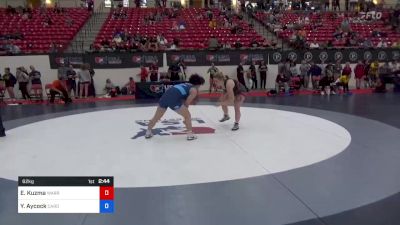 62 kg Cons 16 #2 - Ellyana Kuzma, Warrior RTC vs YeLe Aycock, Cardinal Wrestling Club