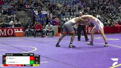 220 lbs Quarterfinal - Julante Hinton, Fort Wayne Northrop vs Keegan Bluhm, Adams Central