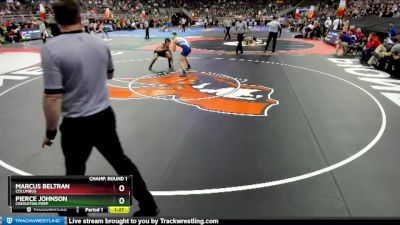 Champ. Round 1 - Pierce Johnson, Creighton Prep vs Marcus Beltran, Columbus