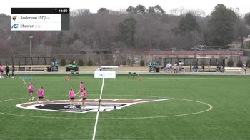 Anderson (SC) vs. Chowan - 2023 Chowan vs Anderson (SC) - Women's Lacrosse