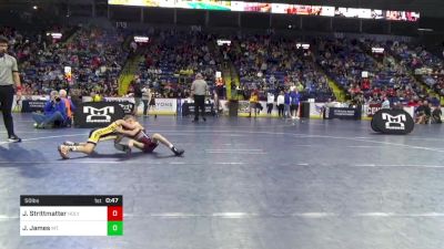 50 lbs Round Of 16 - Jordy Strittmatter, Holy Name vs Joseph James, Mt. Pleasant