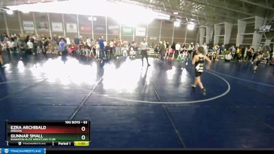 63 lbs Cons. Round 2 - Gunnar Small, Evanston Elite Wrestling Club vs Ezra Archibald, Oregon