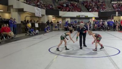 49 lbs Quarterfinal - Easton Anderson, Helena Wrestling Club vs Ritter Rembold, Belgrade Wrestling Club