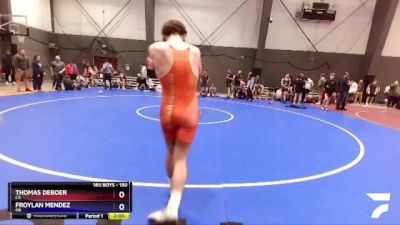 150 lbs Champ. Round 1 - Thomas DeBoer, CA vs Froylan Mendez, OR