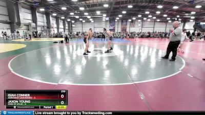 210 lbs Rd# 10- 4:00pm Saturday Final Pool - Jaxon Young, Sons Of Atlas vs Isiah Conner, Agression Legionaries