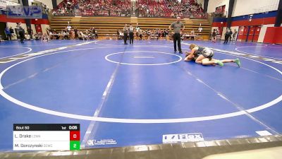 138 lbs Final - Libberty Drake, Lady Outlaw Wrestling Academy vs Macy Gorczynski, Dark Cloud Wrestling Club