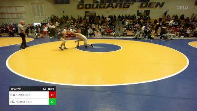 123 lbs Consi Of 8 #2 - Caleb Rivas, Golden West vs Cj Huerta, Buchanan