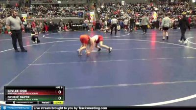 73-81 lbs Round 3 - Brylee Irsik, Nebraska Wrestling Academy vs Brinlie Bazer, Nebraska Wrestling Academy