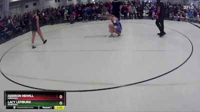 128 lbs Semifinal - Lacy Lemburg, Nebraska vs Addison Newill, Nebraska