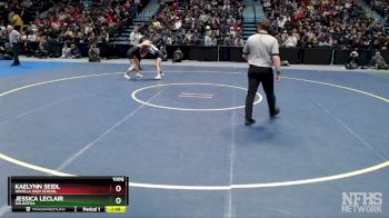 100G 1st Place Match - Jessica LeClair, Soldotna vs KAELYNN SEIDL, Wasilla High School