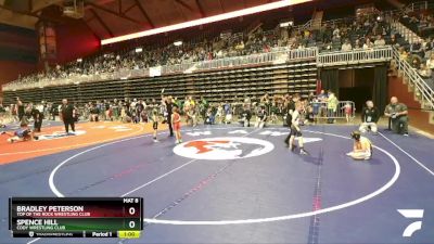 70 lbs Cons. Round 3 - Bradley Peterson, Top Of The Rock Wrestling Club vs Spence Hill, Cody Wrestling Club