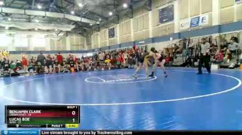 140 lbs Round 1 (4 Team) - Benjamin Clark, Crown Point vs Lucas Boe, Avon