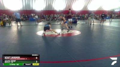 112-114 lbs Round 2 - Gavin Kemp, Roncalli vs Wyatt Borders, Pequot Lakes/Pine River Backus