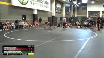 155 lbs Round 6 (16 Team) - Anyia Roberts, Lady Luck Wrestling vs Avani Zephier Wilke, Hastings Wrestling Academy