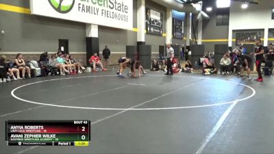 155 lbs Round 6 (16 Team) - Anyia Roberts, Lady Luck Wrestling vs Avani Zephier Wilke, Hastings Wrestling Academy