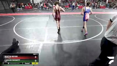 105 lbs Champ. Round 2 - Carson Bassett, FWA vs Seatyn Beyer, WESTFIELD