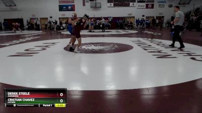 125 lbs Semifinal - Derek Steele, Augsburg vs Cristian Chavez, Luther