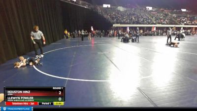 46-50 lbs Round 1 - Llewyn Fowler, Moen Wrestling Academy vs Houston Hinz, Iowa