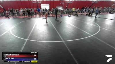 88 lbs Cons. Semi - Bryson Busler, WI vs Trace Rial, IA