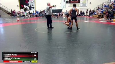 120 lbs Quarterfinal - Gianny Perez, Hillsboro vs Iberaldo Calmo, Woodburn