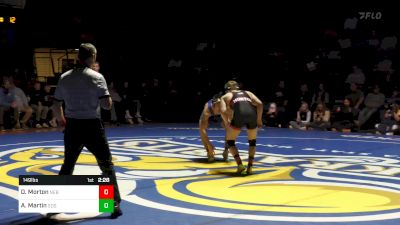 149 lbs Alex Martin, SDSU vs Dayne Morton, NEB