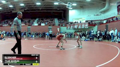 90 lbs Cons. Round 2 - Tyler Quarles, Elite Athletic Club vs Eli Kincaide, Noblesville Wrestling Club