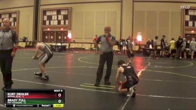 95 lbs Finals (8 Team) - Brady Full, Mat Assassins vs Kurt Ziegler, Revival Blue