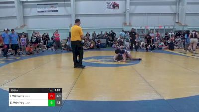 150 lbs Round 2 - Isabella Williams, Valkyrie Girls WC vs Eliana Winfrey, Lunatics