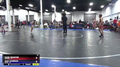 92 lbs Placement Matches (8 Team) - Zane Messiter, Virginia vs Kian Kanekoa, Idaho