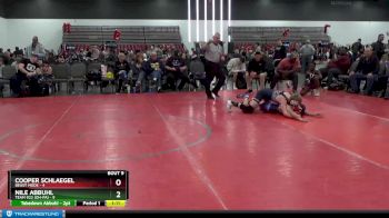105 lbs Round 3 (8 Team) - Nile Abbuhl, Team 922 (OH-PA) vs Cooper Schlaegel, Beast Mode