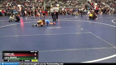 75 lbs Cons. Round 2 - Casey Lee, Legends Of Gold vs Luca Grasso, MWC Wrestling Academy