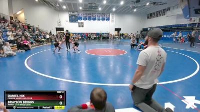 74 lbs Champ. Round 1 - Brayson Briggs, Windy City Wrestlers vs Daniel Nix, Casper Wrestling Club