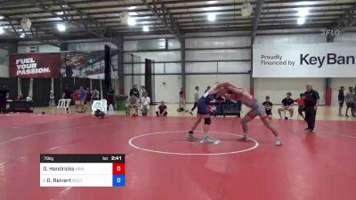 79 kg Consi Of 16 #1 - Devan Hendricks, Knights RTC vs Dylan Reinert, Wolfpack Wrestling Club