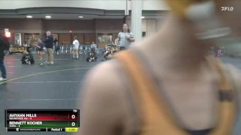 70 lbs Finals (8 Team) - Aviyahn Mills, Roundtree WA vs Bennett Kocher, SHWA