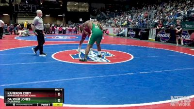 4A-285 lbs Cons. Round 2 - Da`jour Jones, Stockbridge vs Kameron Cody, Benedictine Military School