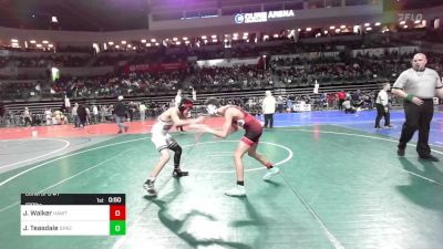 120 lbs Consi Of 8 #1 - Jacob Walker, Hawthorne vs Joshua Teasdale, Spazz Wrestling