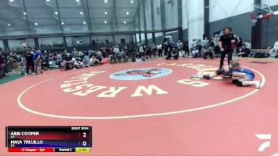 110 lbs Semifinal - Abbi Cooper, CA vs Maya Trujillo, CA