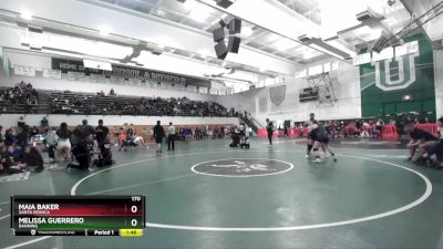 170 lbs Semifinal - Melissa Guerrero, Banning vs Maia Baker, Santa Monica