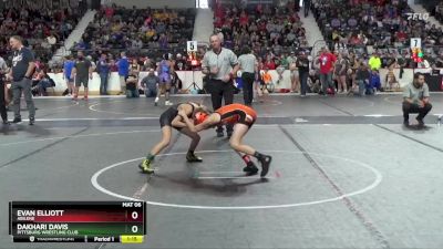 68 lbs Champ. Round 1 - Dakhari Davis, Pittsburg Wrestling Club vs Evan Elliott, Abilene