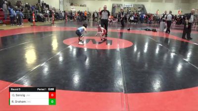 45 lbs Round 5 - Caden Senzig, LAW vs Roman Graham, Zimmerman Wrestling Club