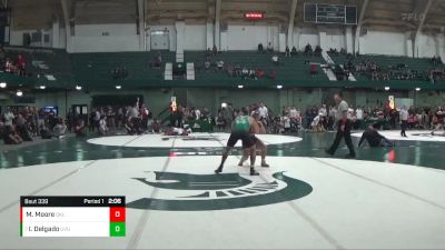 149 lbs 3rd Place Match - Isaiah Delgado, Utah Valley University vs Mitch Moore, Oklahoma