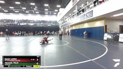 197 lbs Champ. Round 1 - Isaac Lopez, Mt San Antonio College vs Michael Felix, Cerritos